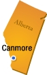 Canmore in Alberta, Canada